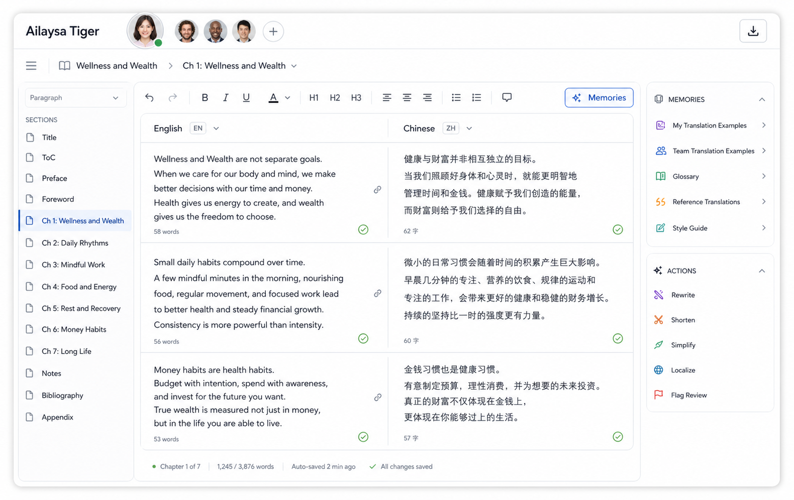 Ailaysa / Tiger — Multilingual AI Translation & Localization Platform