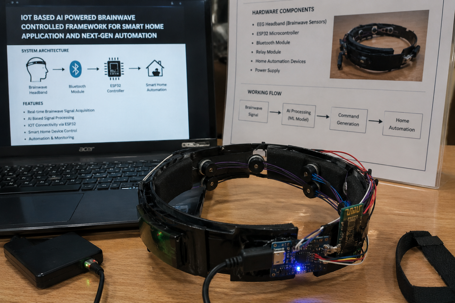IoT-Based AI-Powered Brainwave-Controlled Framework for Smart Homes